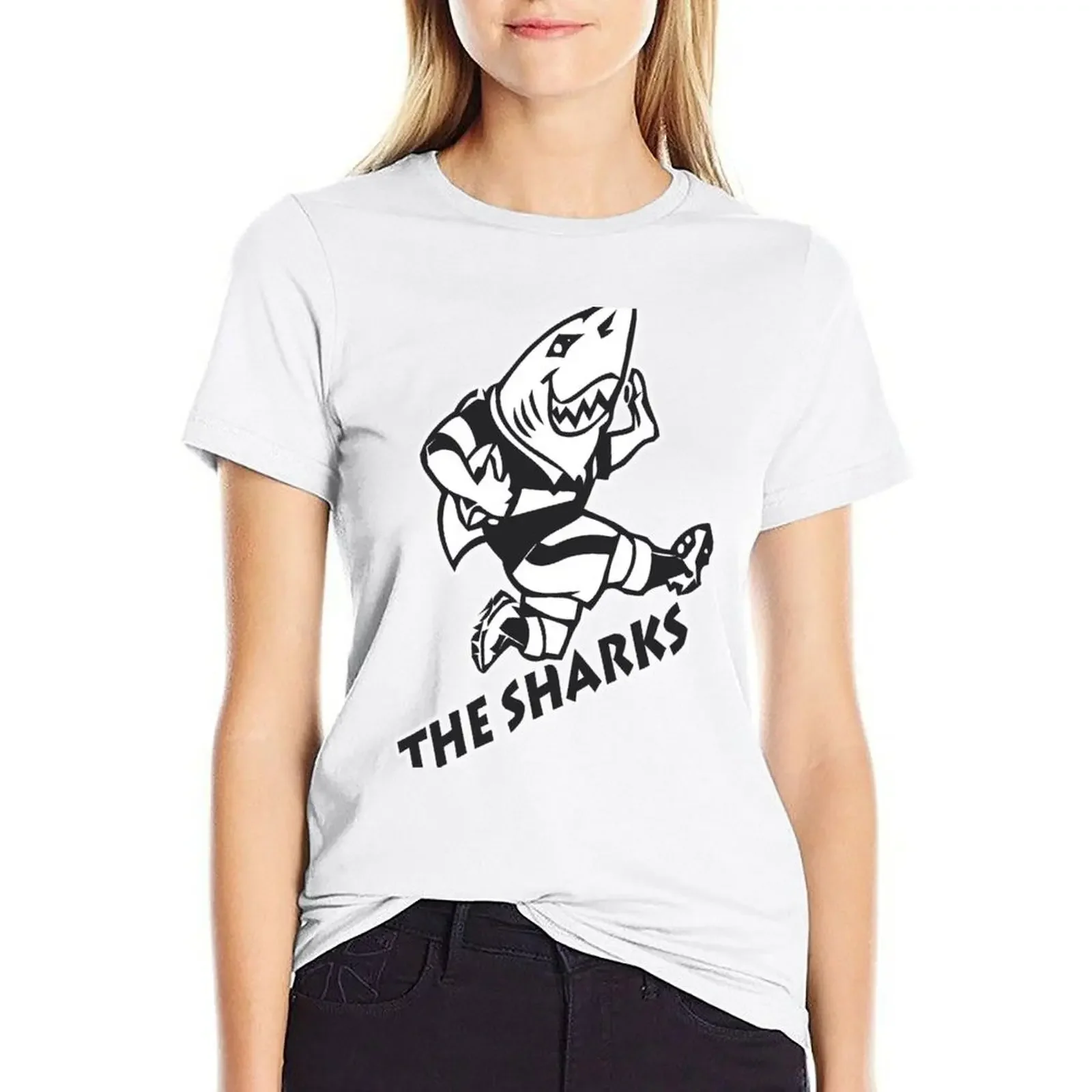 NATAL SHARKS FOR DARK SHIRTS SOUTH AFRICA RUGBY SUPER RUGBY T-shirt Aesthetic clothing summer top Women's clothing