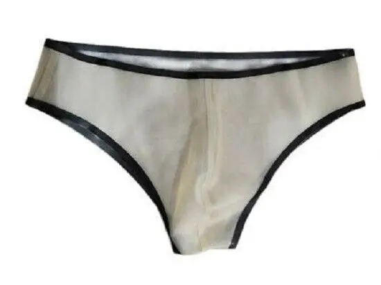 

100% латексные резиновые шорты Weiß Triangle Niedrig H йоchen Брюки 0,4 мм S-XXL