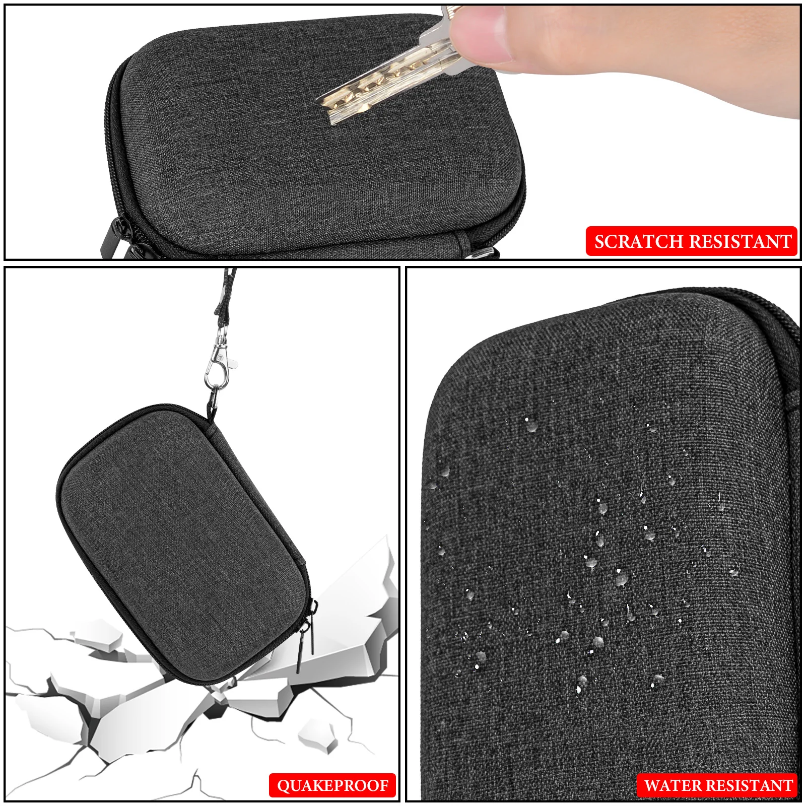 เคสหูฟัง Geekria Shield เข้ากันได้กับหูฟังเอียร์บัด True WIRELESS ไร้สาย WF-1000XM3 Sony Bose