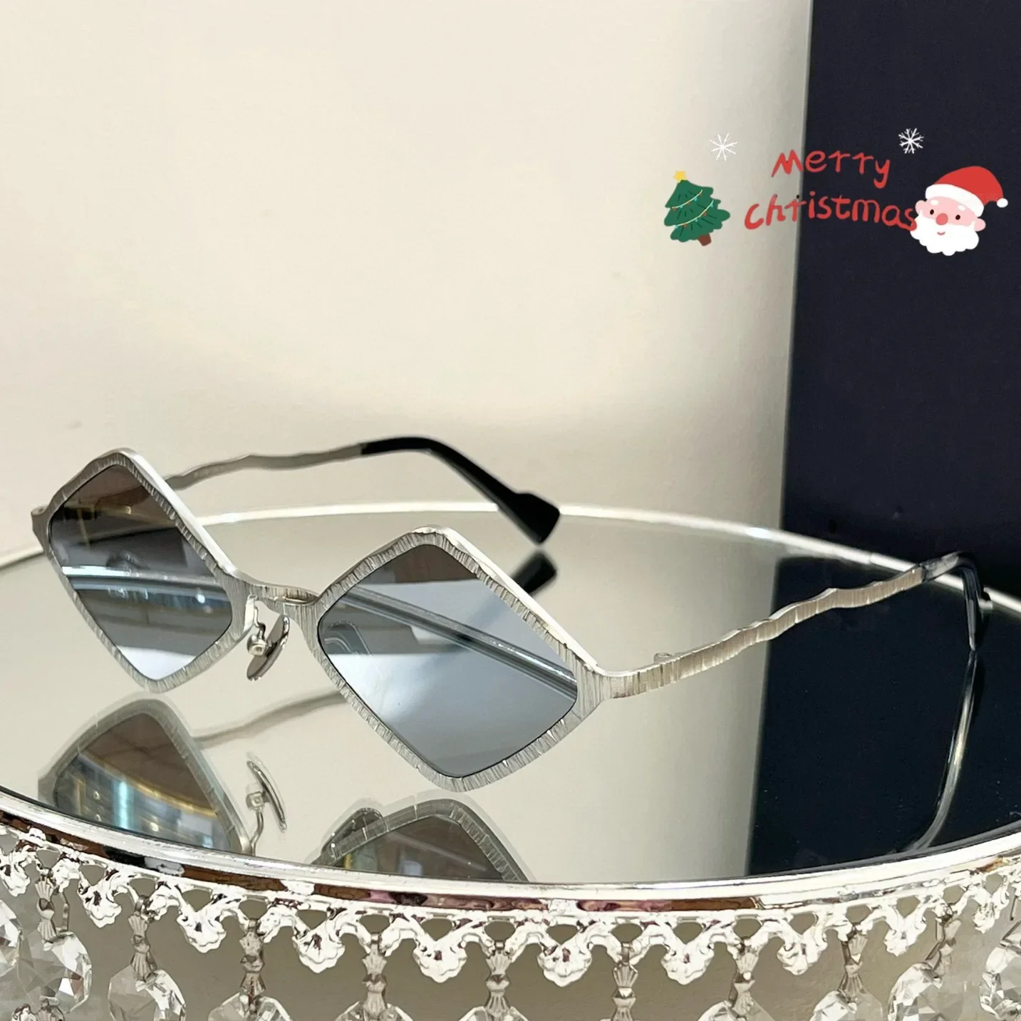 النظارات الشمسية الأوروبية الأمريكية الأصلية KUBZ14 الجديدة المضادة للأشعة فوق البنفسجية شخصية عين القط نمط الشارع النظارات الشمسية الموضة #2