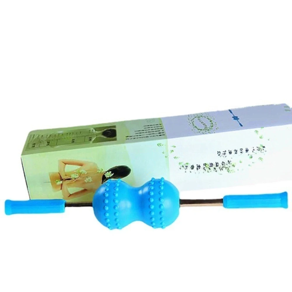 

Massage Roll Stick Back Pushing Massager Rollers Relaxing Muscle Balls Easy Carry Storage Pain Relief Stick