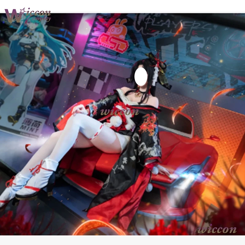 

vzfjz/ Neverness To Everness Hotori Ritual Robe Gothic Dark Full Cosplay Set Anime Idol Role Play Outfit Hallowmas Party