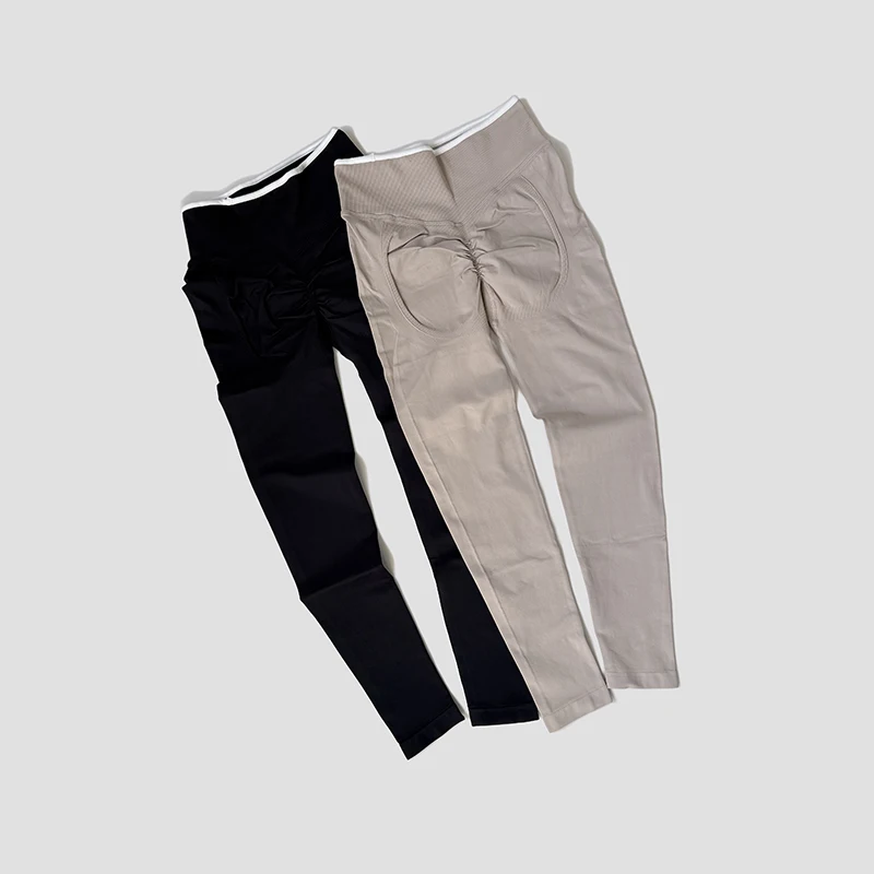 Gym Leggings Sport Frauen Fitness Hohe Taille Nahtlose Yoga Hosen Scrunch Booty Pfirsich Hüfte Heben Gym Kleidung Workout Strumpfhosen