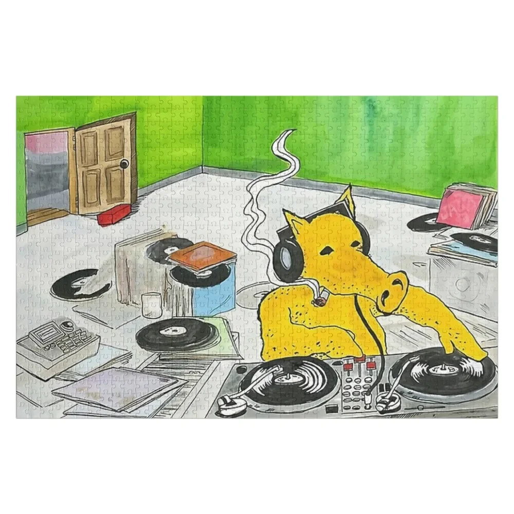 Quasimoto DJ Jigsaw Puzzle Custom hadiah kayu Anak skala hadiah motor balita mainan Puzzle