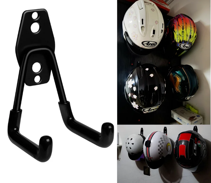 

Motorcycle Helmet Hook Racks Multipurpose Hook Hanger Home Luggage Jacket Holders Cabinet Shelf Wall Mount Hooks ﻿Accessories