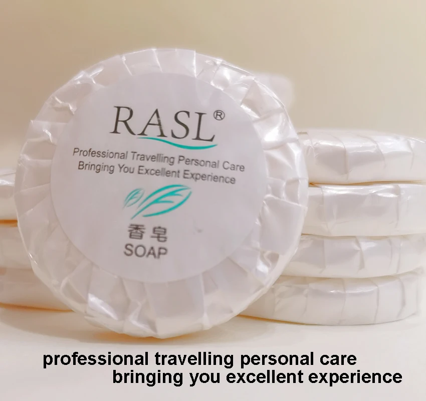 Free Shipping Independent Packing  9-10g Disposable Hotel Travel Family Round Soaps for Washing Hands Body Hair  Supplies