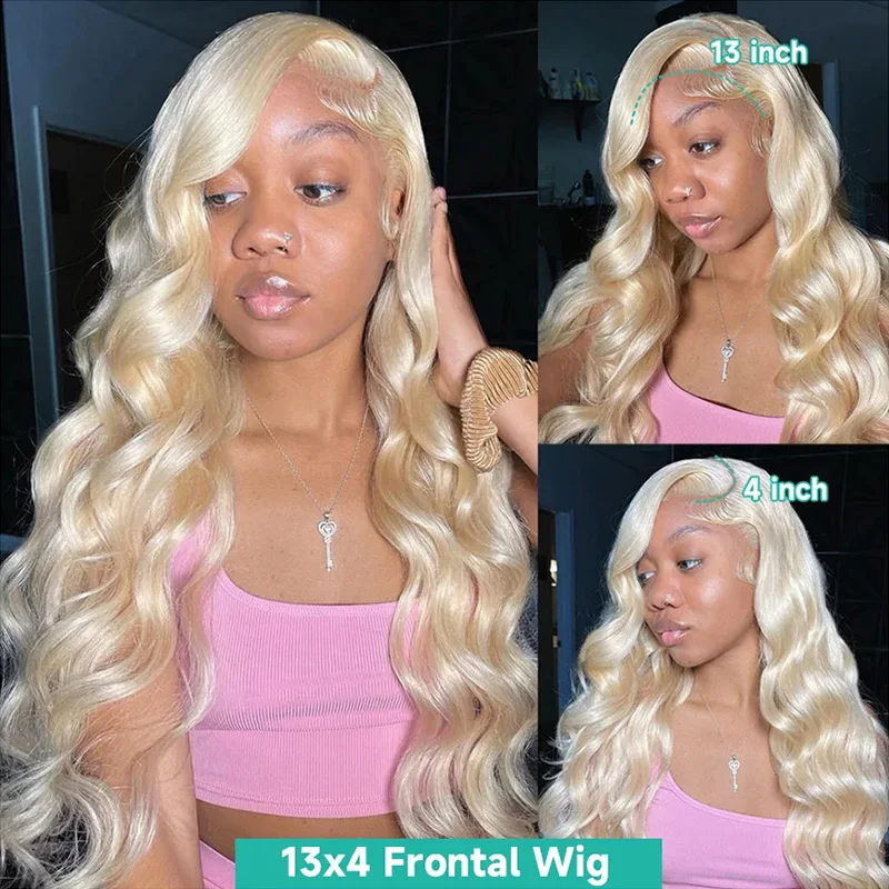 613 Hd Lace Frontal Wig 13x6 Body Wave Human Hair Wigs 30 Inch Honey Blonde Color Wig Brazilian 13x4 Lace Front Wigs For Women