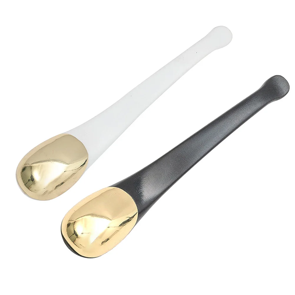 2pcs Eye Cream Metal Face Mask Tool For Facial Massage Skin Care Scoop Eye Massage Spoon Makeup Supply Face Cream Spoon