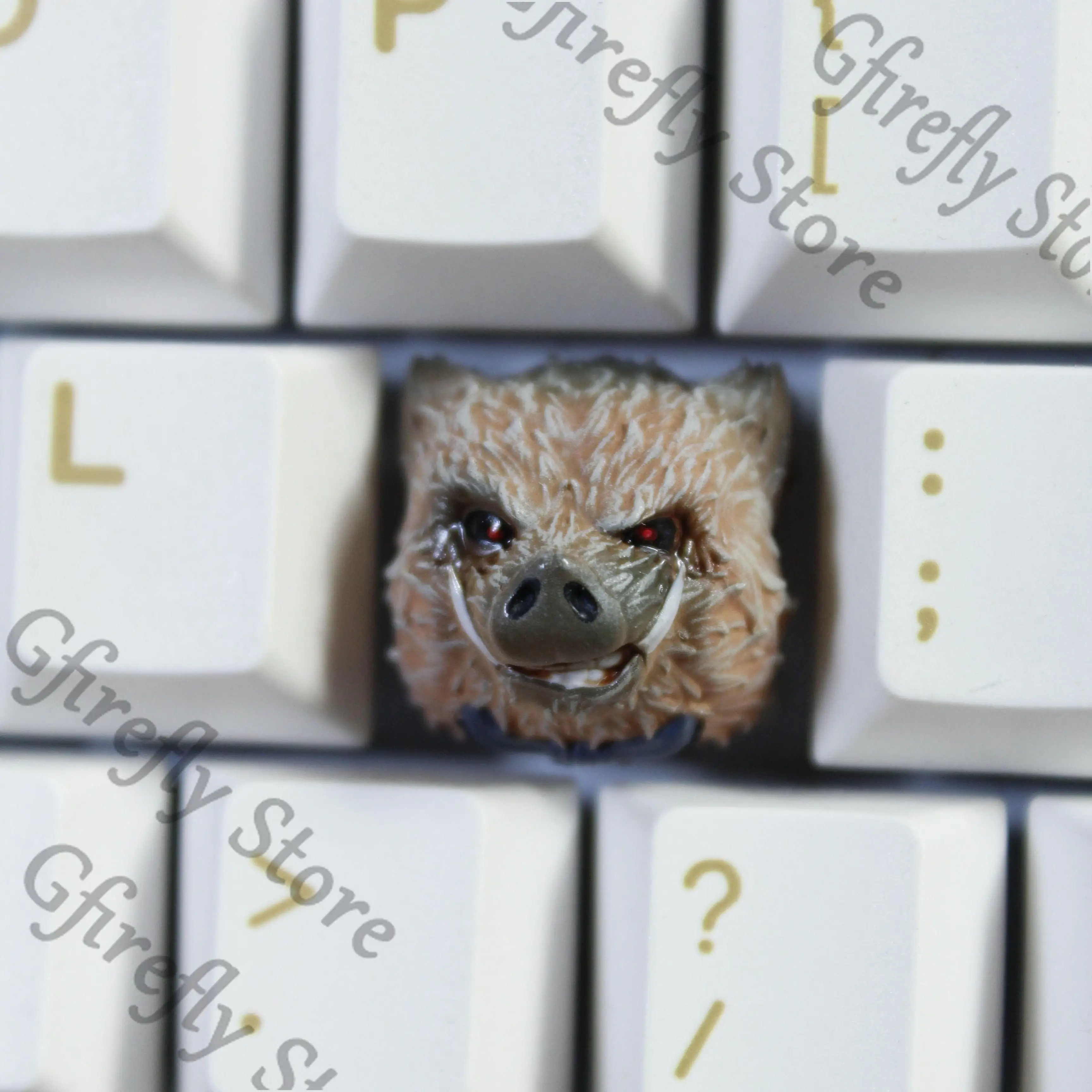 

Keyboard Cap Black Myth: Wukong Stereo Colleagues Anime Resin Keycap Computer Kforce Creativity Zhu Bajie Table Decoration
