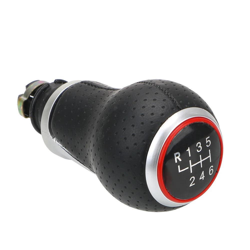 Car Gear Shift Knob 5/6 Speeds 12mm For Audi A4 B6 B7 B8 A6 S4 8K A5 8T Q5 8R S Line Ibiza 6J Seat Leon Mk1 Passat Golf