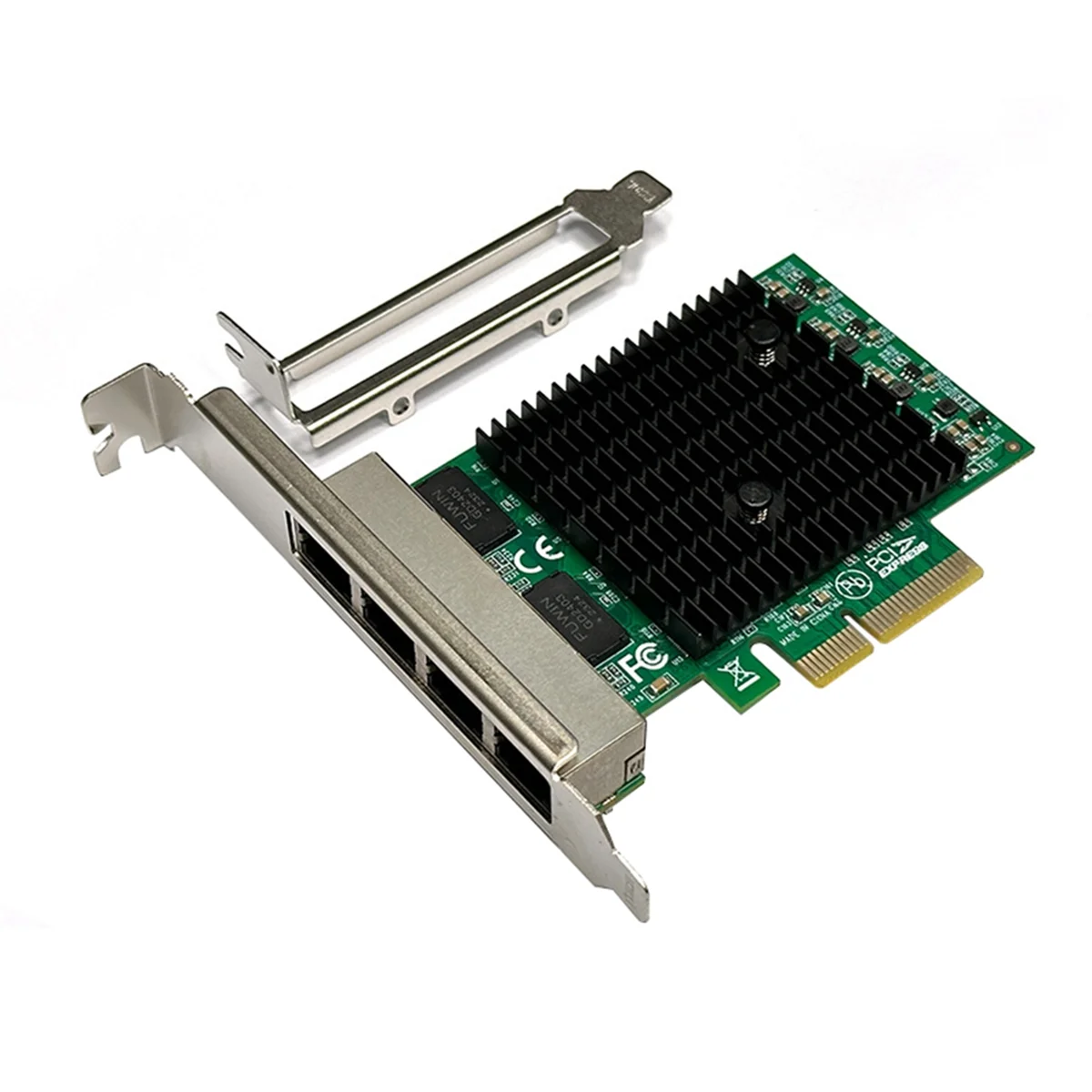 Tarjeta de red PCIe de 4 puertos 2,5G, adaptador Ethernet Gigabit de 2,5 RTL8125BG, PCI Express, adaptador LAN Ethernet para PC de escritorio