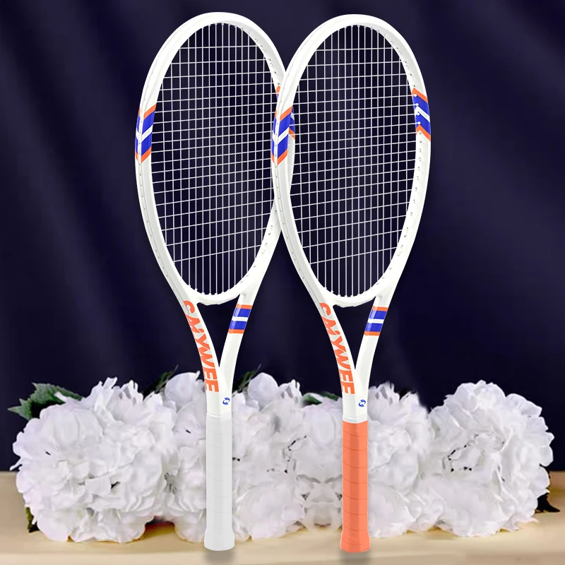 

Upgraded POWER2.0 Carbon Fiber Tennis Racket, 290±10g, A Sleek Sophisticated Design, 3D Tactile Label, Professional for MenWomen