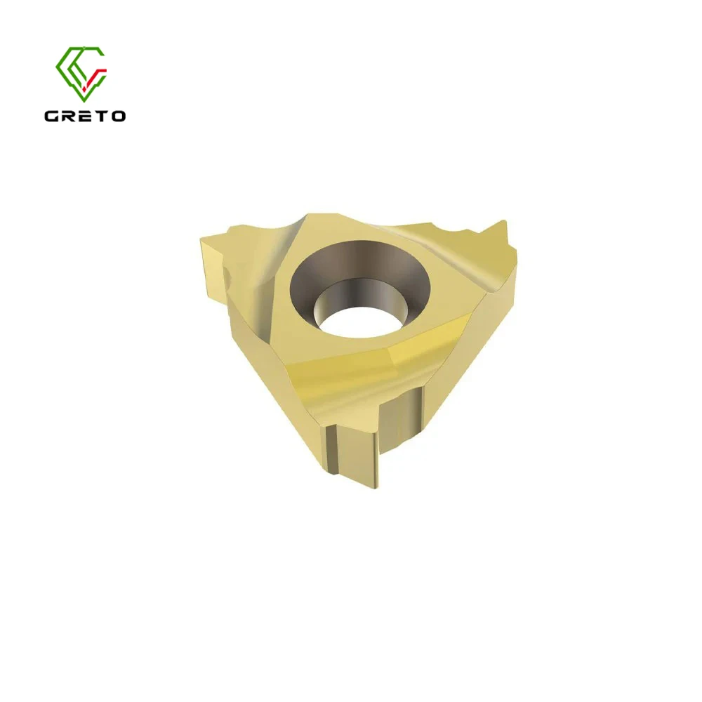 

GRETO 16NR1.5ISO 16NR2.0ISO 16NR2.5ISO GT4201 GT4202 Carbide Plates Threading Cutting Turning Tool Inserts