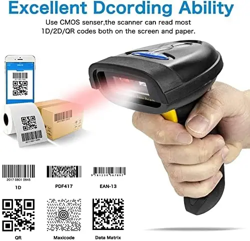 Netum Wireless 2D QR NT-1228BL Barcode Scanner Bluetooth Bar Code Reader 2D Scanner For Mobile Payment