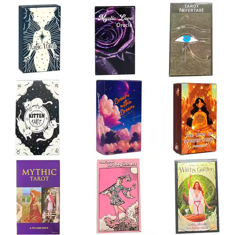 Mythic Tarot Deck Party Board Deck 78Pcs Tarot Cards Mythic Fortunetelling Tarot Cards in Full English version for Beginners