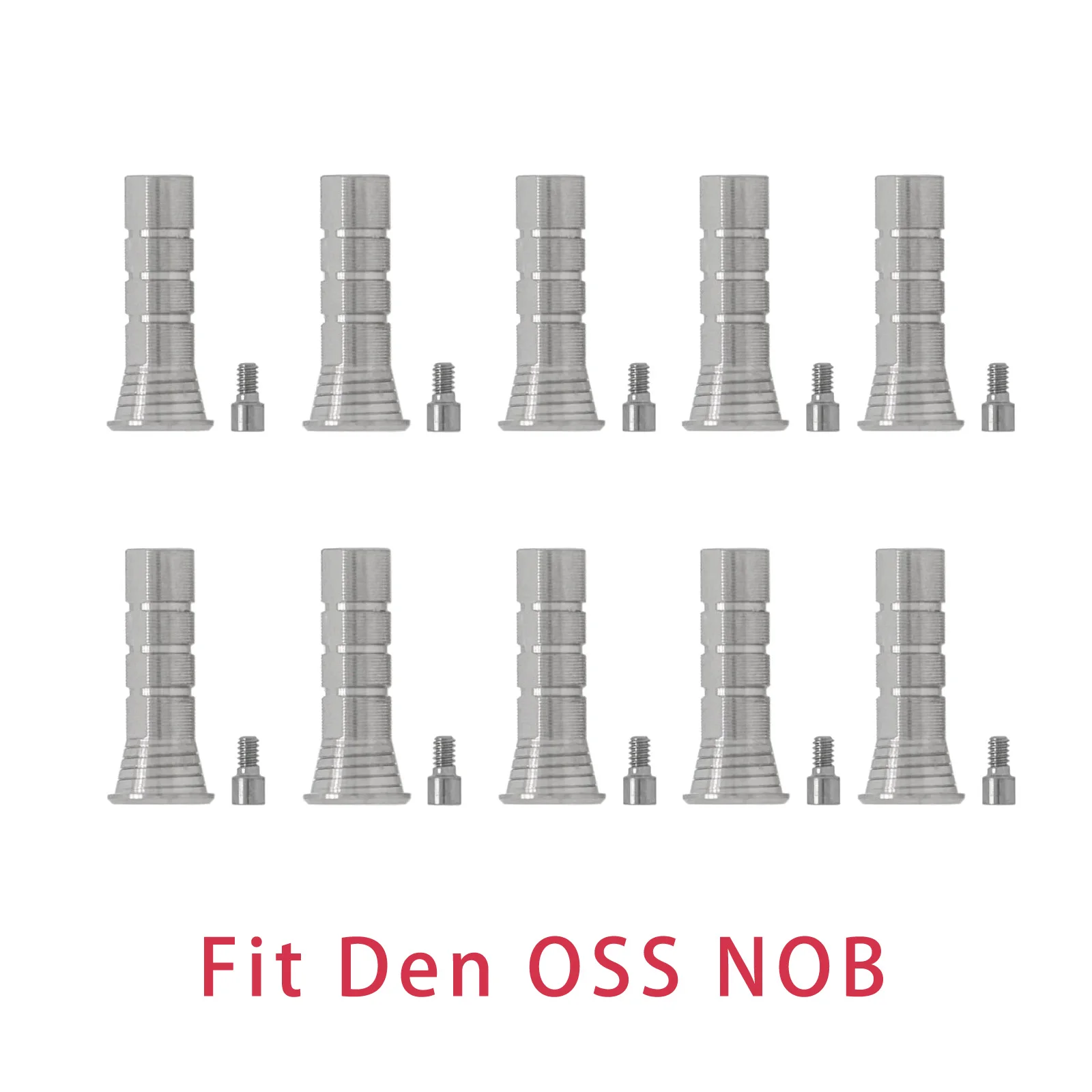 

10pcs For Nobelbiocare Dentium Osstem Straumann ITI Adin System Titanium Temporary Cylinder Ti MU Sleeve Multi unit abutment