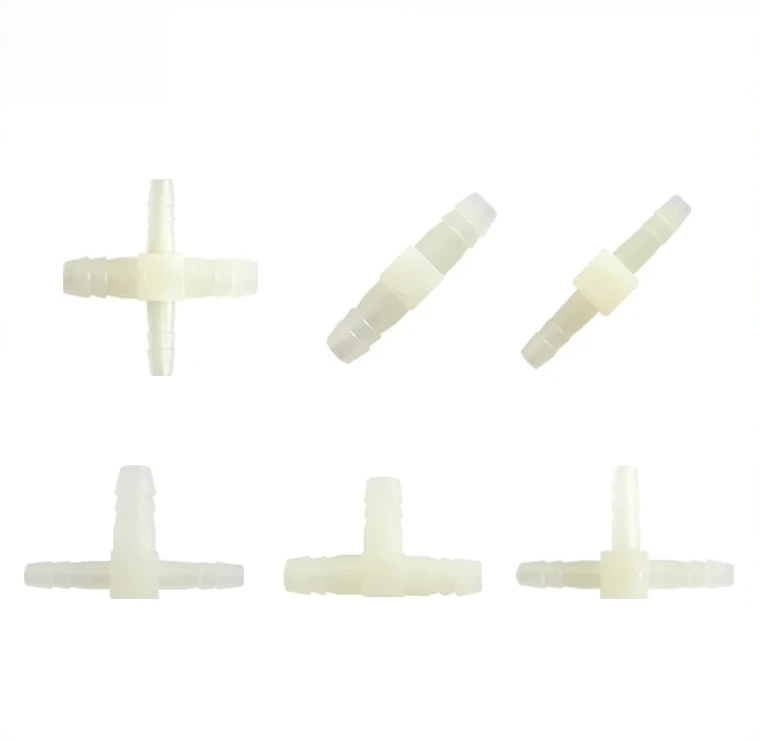 100pcs/bag Dental Fitting Connector for Dental Air Water Plastic Tube Connector Pipe dental joint Water pipe and air pipe joint