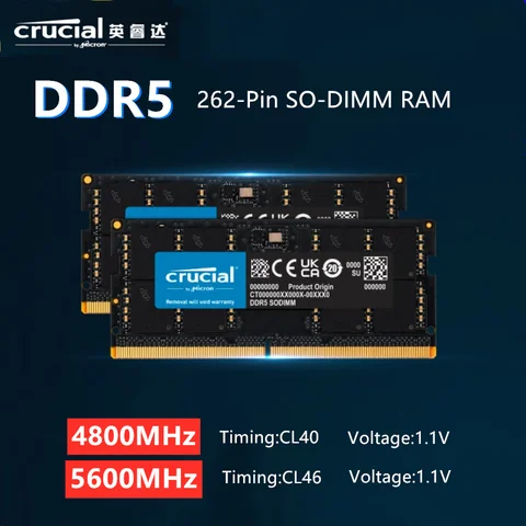 crucial ddr5 5600 - Compre crucial ddr5 5600 com envio grátis no