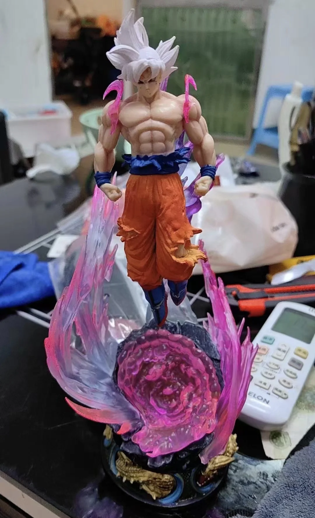 25cm Gk Dragon Ball Animation Figure Ziyi Goku Saiyan Collection Model Ornament Figure Gift