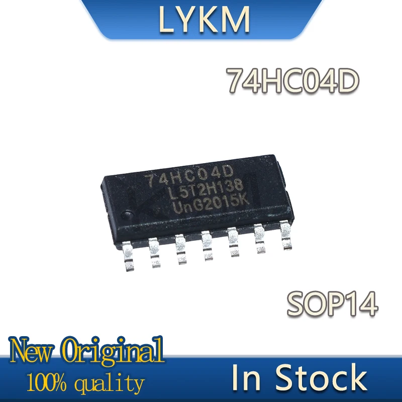 20/PCS New  74HC04 74HC04D SOP14 Logic chip In Stock