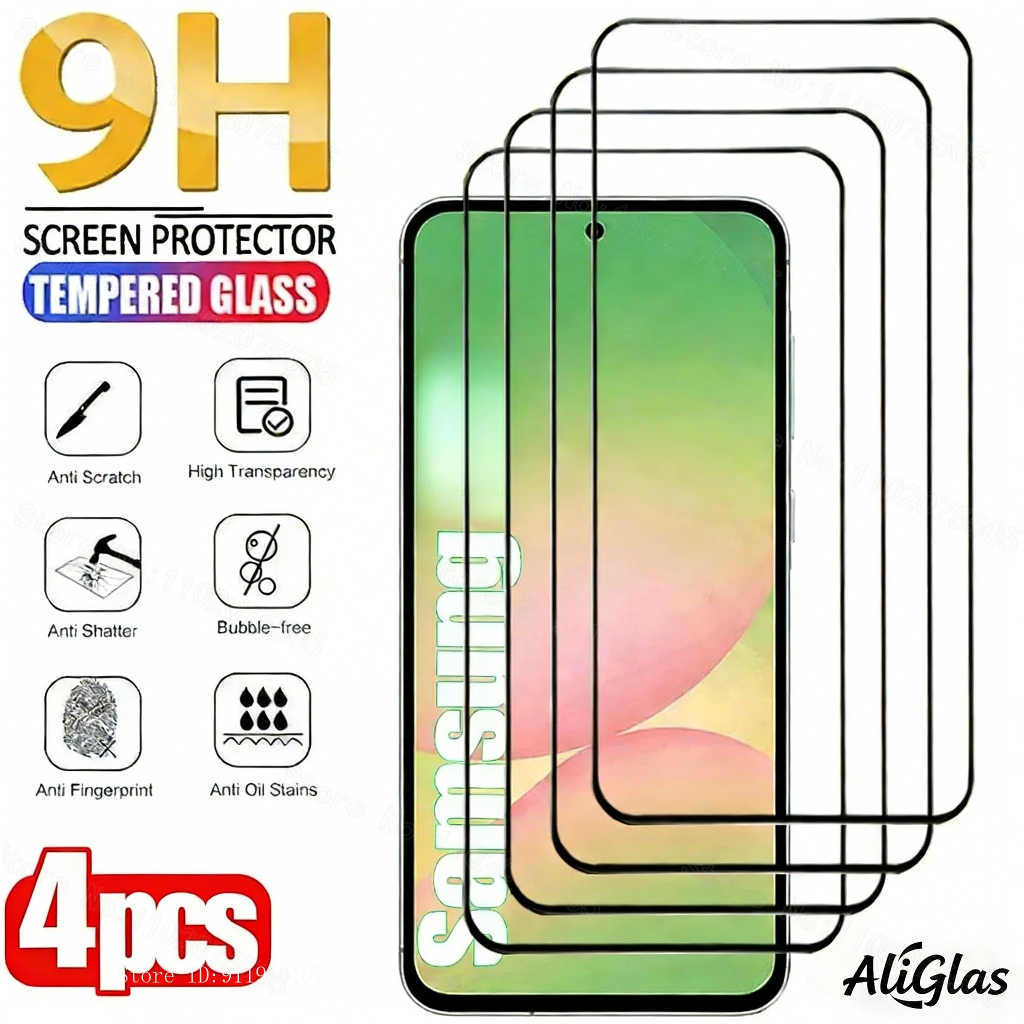 

4 шт., ультрапрозрачная защитная пленка для экрана Samsung Galaxy S21 S22 S23 S24 S25 S26 Ultra Plus HD для Galaxy S21 S23 S25FE S26Edge