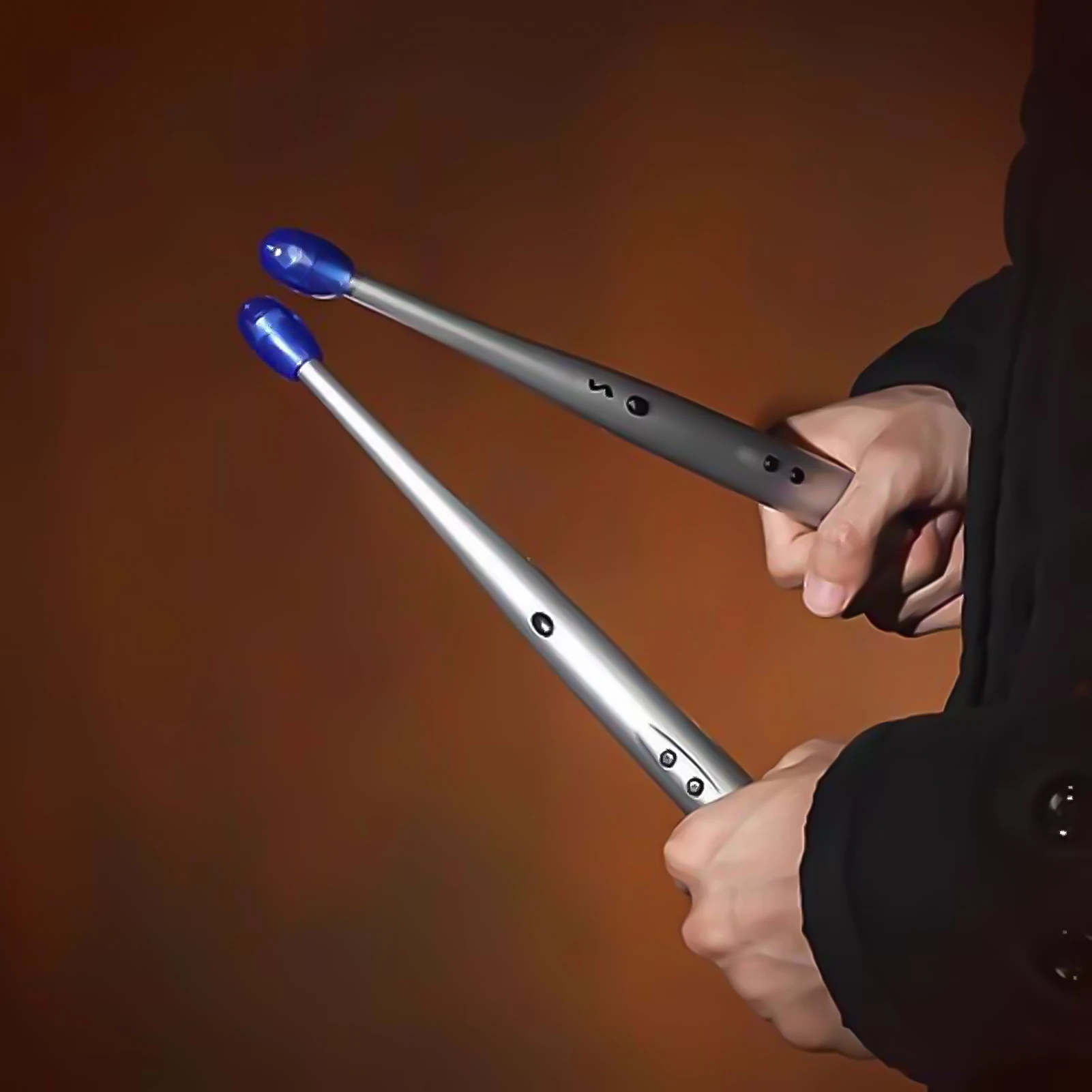 Kids Air Drum Sticks Electronic Motion Sensor Smart Gesture Drumsticks with Sound Sensor Music Toy for Children Beginner