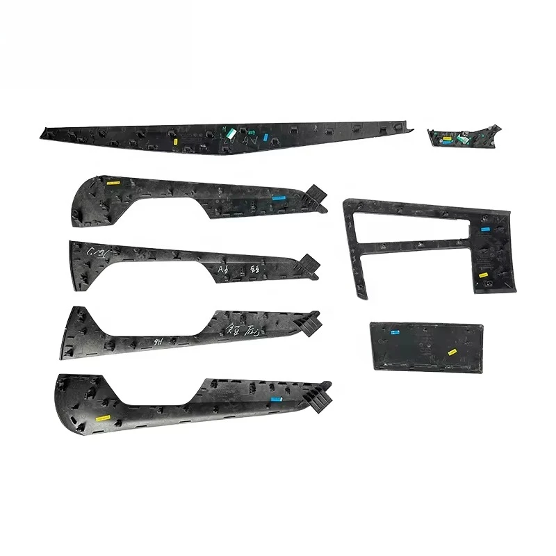 

8pcs Carbon Fiber Interior Kits Luxury Style Dashboard Cover Replacement for A6 C8 2020+ Protective Features Fit Perfectly