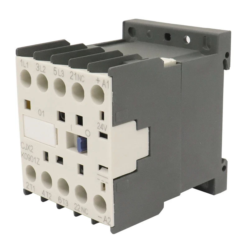 Contactor de CC pequeño CJX2K0910Z 9A, Contactor de voltaje LP1K0910, 12VDC, 24VDC, 36VDC, 48VDC, 110V, 220VDC