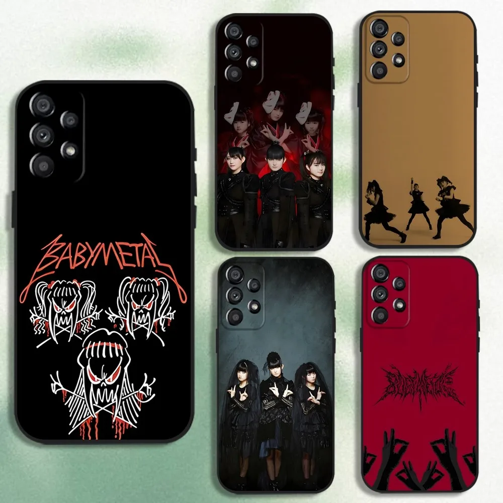 

BABYMETAL Rock Band Phone Case For Samsung Galaxy A20,A21s,A22,A31,A32,A52,A53,A72,73,A80 Soft Black Cover
