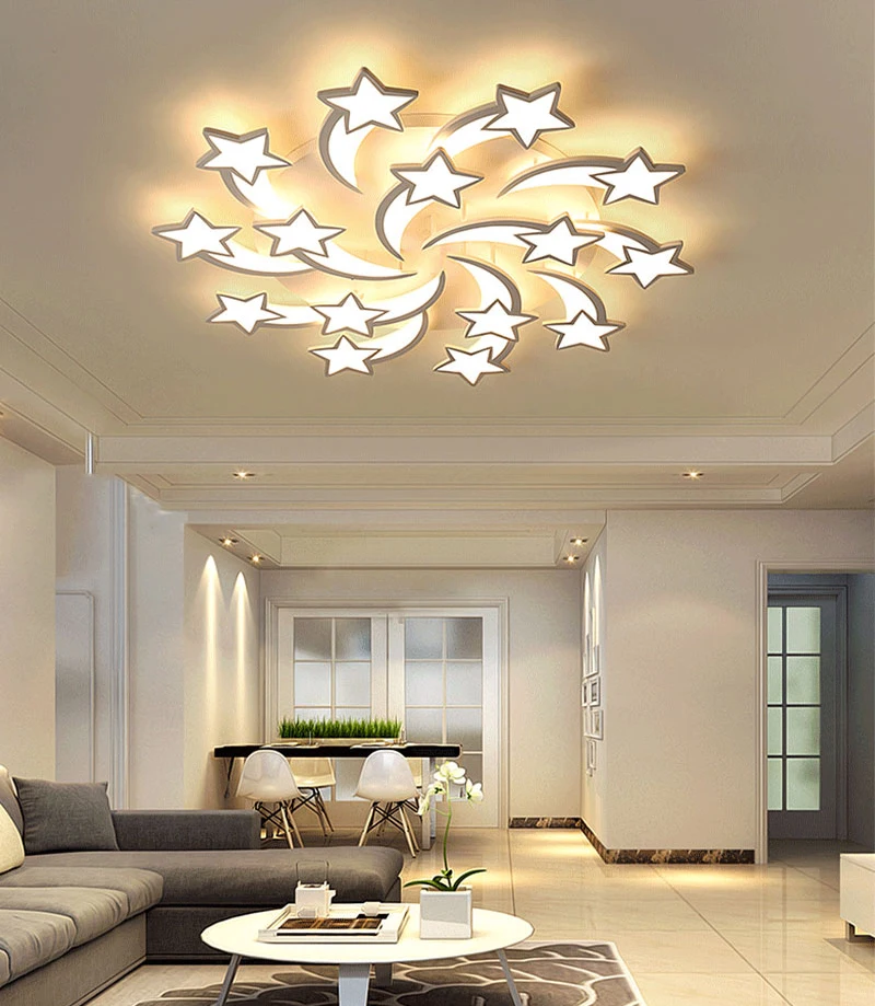 

MODERN MINIMALIST HOME LED CEILING LAMP METEOR LIVING ROOM LAMP STEPLESS DIMMING CHILDREN'S ROOM CREATIVE BEDROOM LAMPS