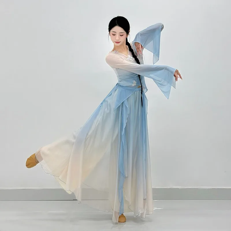 Traditional Chinese Yangko Dance Costume Women National Dance Clothing Performance Stage Wear Ancient Classical Dance Outfit