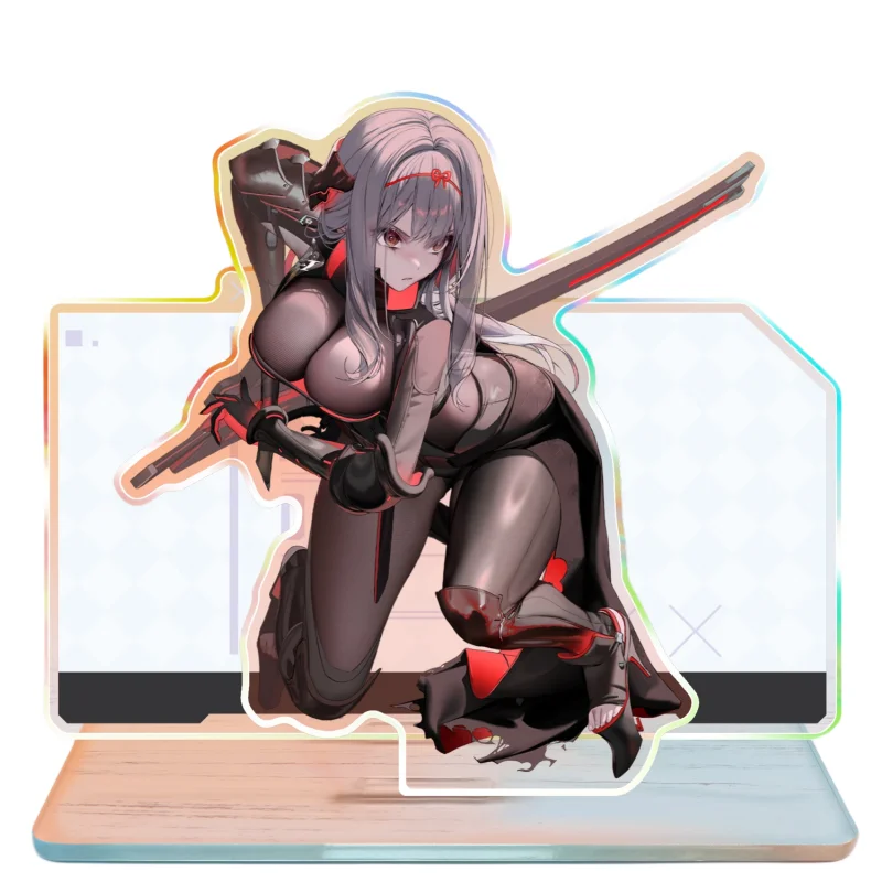 NIKKE The Goddess of Victory personaggi del gioco Anime Scarlet-Black Shadow Series Laser Double insert Character Stand ACG Toys