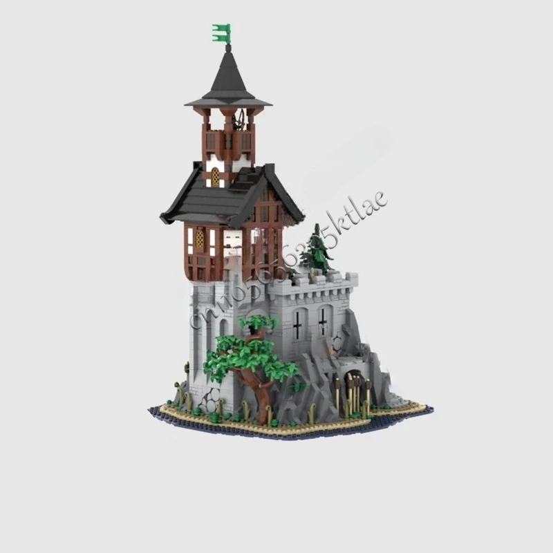 2962PCS MOC 중세 성 맞춤 퍼즐 모델 중세 암벽 타워 기술 DIY 조립 세트 장난감 어린이 휴일 크리스마스 선물