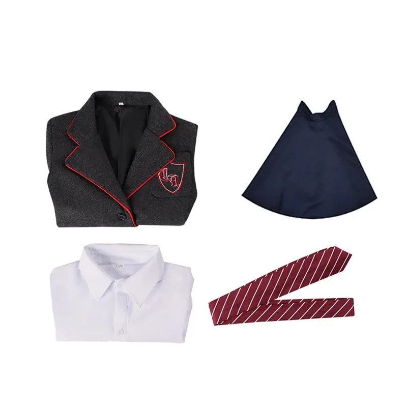 qq34Movie رولد دال الموسيقية تأثيري ازياء ماتيلدا زي مدرسي للأطفال فتاة النساء هالوين ملابس للحفلات Su #6