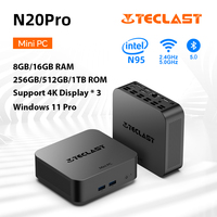 Teclast N20 Pro, Mini PC Computer, for Intel N95, 8GB + 256GB, 16GB + 512GB, 16GB + 1TB, Windows 11 Pro, support 4K Display * 3, Type C