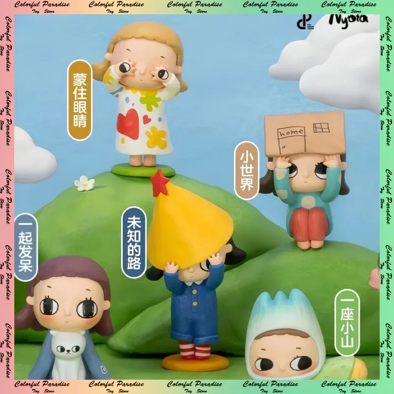 

Genuine Popmart Nyota Fluffy Life Series Kawaii Anime Model Toy Figurine Gift Room Decoration Birthday Gift Christmas Gifts Toys