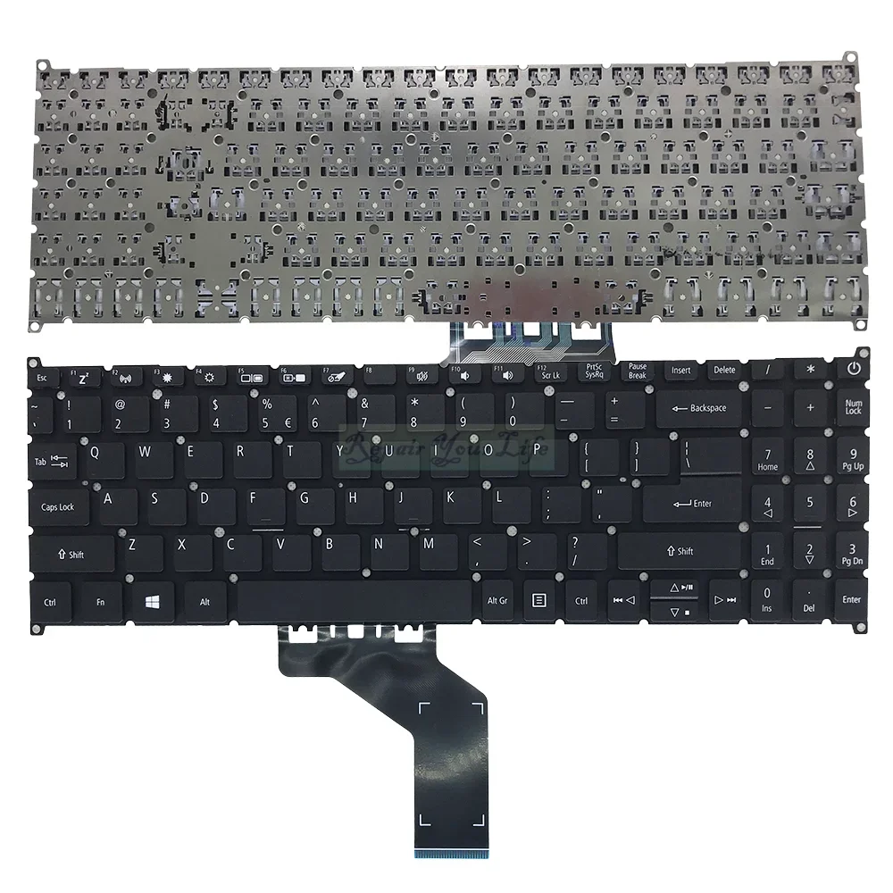 

US UA UKR CH Spanish Keyboard for Acer TravelMate N19Q8 P2 P215-51 P215-51G P215-52 52G P215-53 53G English Chinese Ukrainian