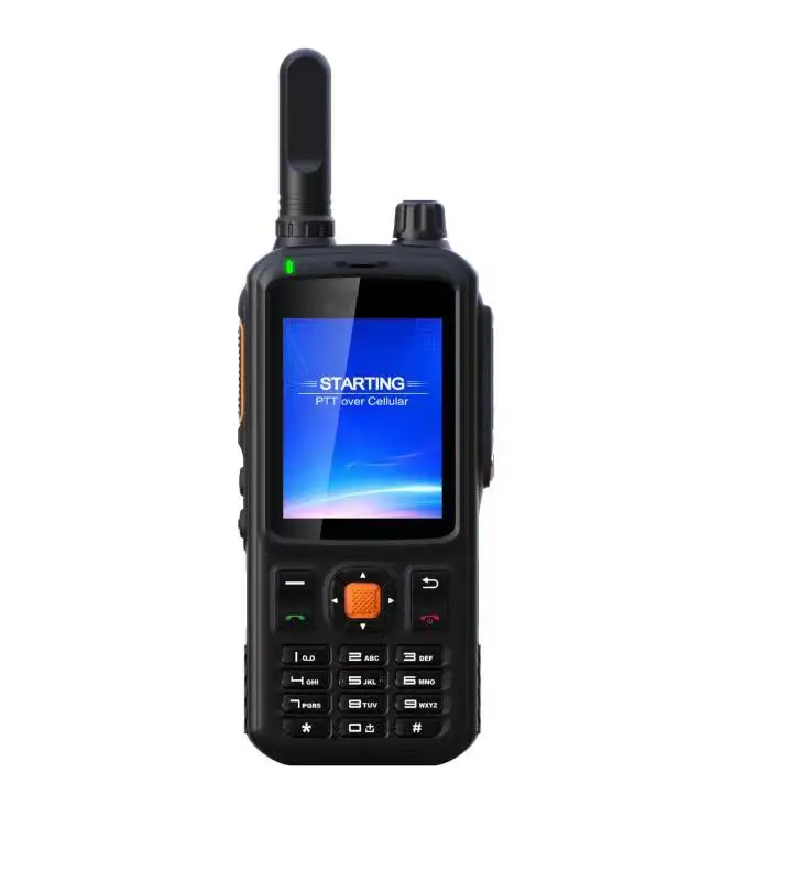 4G LTE/WCDMA/GSM Network PTT Over Cellular Intercom Transceiver Wifi GPS BT Android Walkie Talkie Mobile Phone Radio AT-V968S