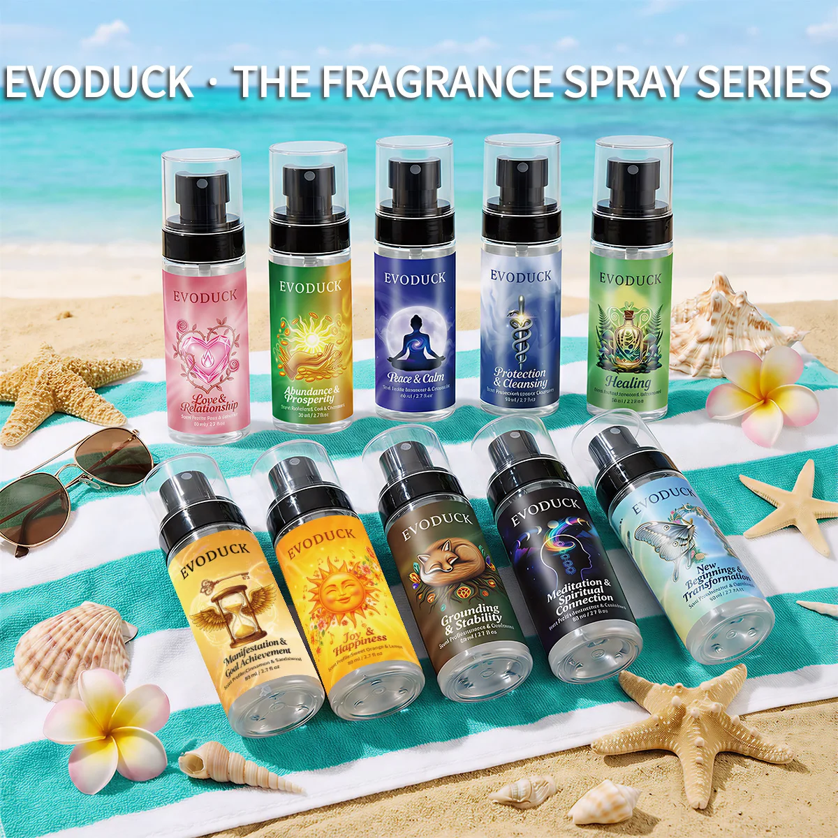 

80 мл парфюмерный дезодорант-спрей для тела, освежитель воздуха, право притяжения, начинающий манифеляцию, энергетический стойкий натуральный аромат