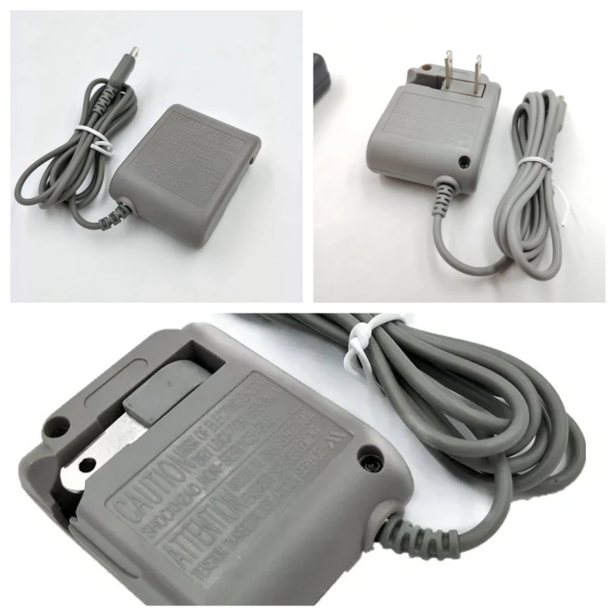 100 pçs/lote casa parede adaptador de alimentação ac carregador cabo substituição para nintendo ds lite dsl ndsl console eua plug