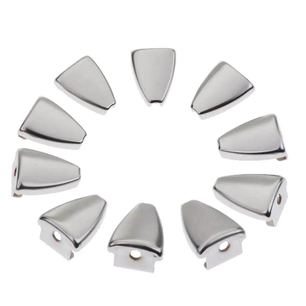 10 Pieces Iron Triangle Shape Drum Claw Hook for Bass Snare Drum Parts Accessories for Bass Snare Drums