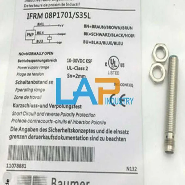 

1pcs New Sensor Ifrm 08p1701s35l 10-30vdc Brand New Original Spot Plc