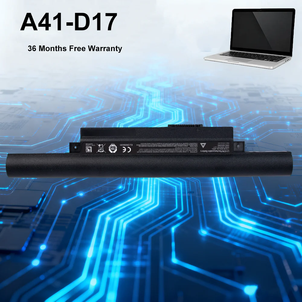 

A41-D17 аккумулятор для Medion Akoya E7415 E7415T E7416 E7419 Erazer P7644 P7648 P7643 P7647 MD99852 MD99310 Бесплатные инструменты