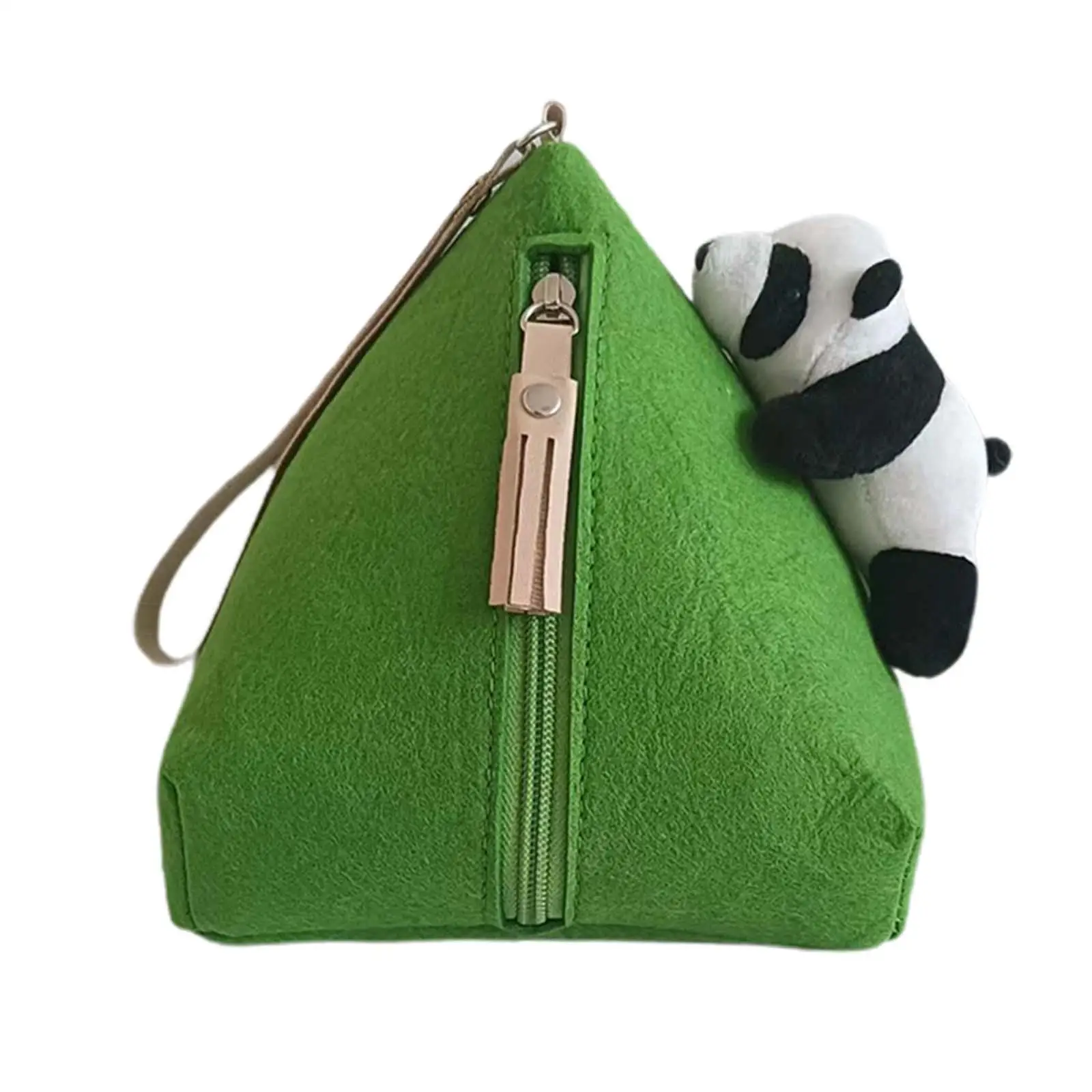 Cute Triangle Coin Purse Women Handbag Zongzi Shape Money Pocket Small Wallet