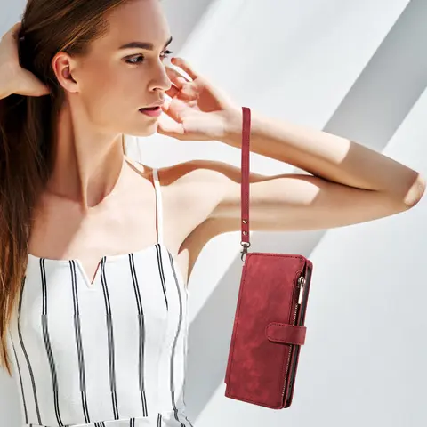 सैमसंग गैलेक्सी S25Edge अल्ट्रा S24 S23 S22 S21 S20 S10 S9 S8Plus FE Note20 फ्लिप वॉलेट स्टाइल फ़ोन कवर के लिए PU लेदर फ़ोन केस 8 best sales सैमसंग गैलेक्सी A24 - №5