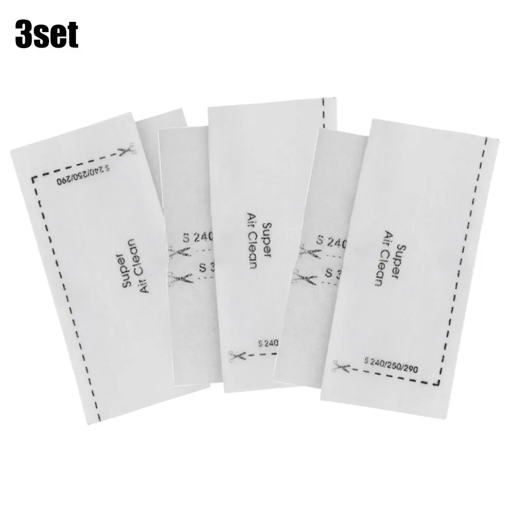3 Set For Sf-SAC 20/30 Super Air Clean Motor Filters Vacuum Cleaner Spare Parts Replacement Accessories