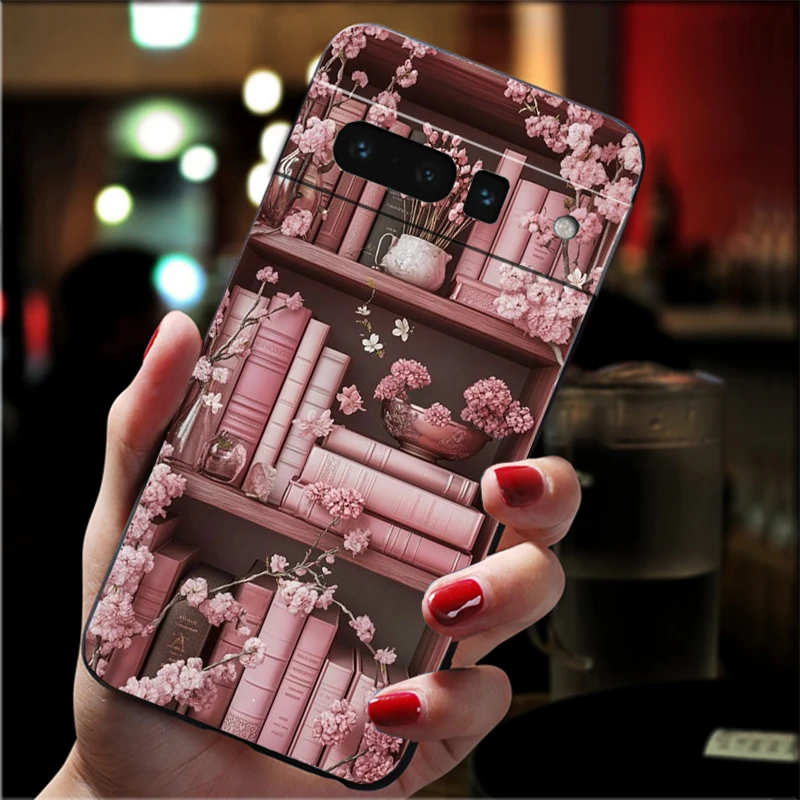 Custodia per telefono per Google Pixel 10 9 Pro XL 9A 8 7 6 Pro Pixel 8A 7A 6A Pixel 8 7 6 5 Custodia in oro rosa rosa