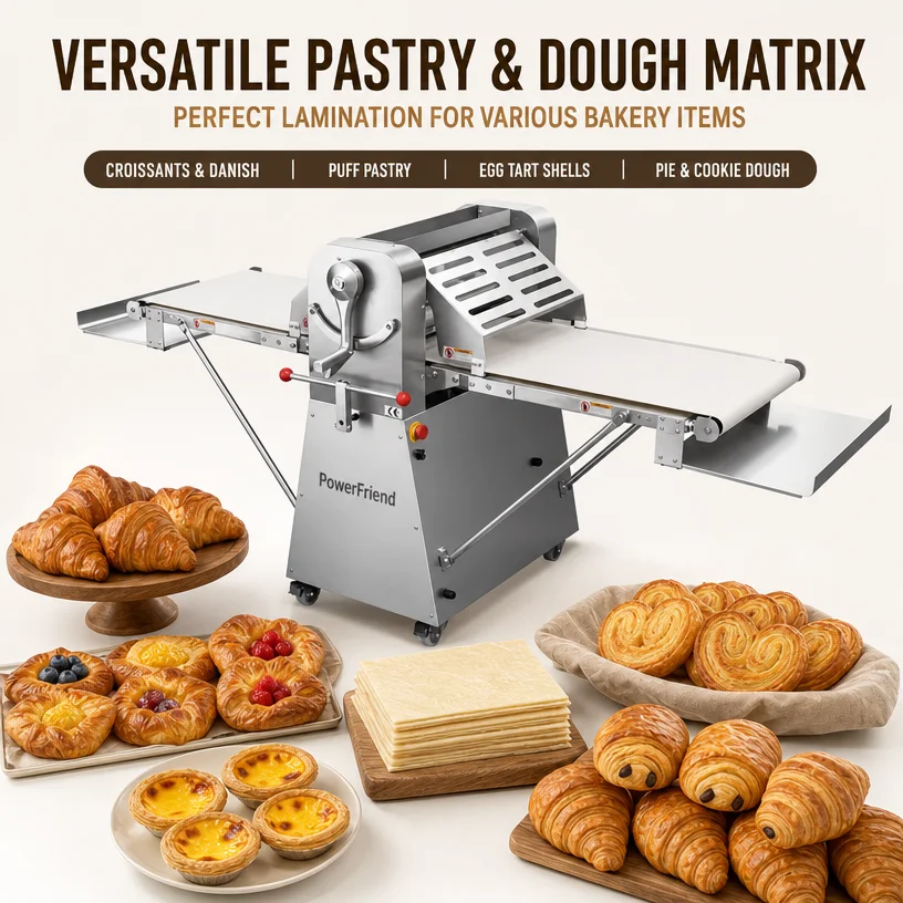 Automatic Egg Tart Pastry Shortening Dough Sheeter Machine For Croissant Cake Pastry Laminating Bakery Plant Equipment Factory