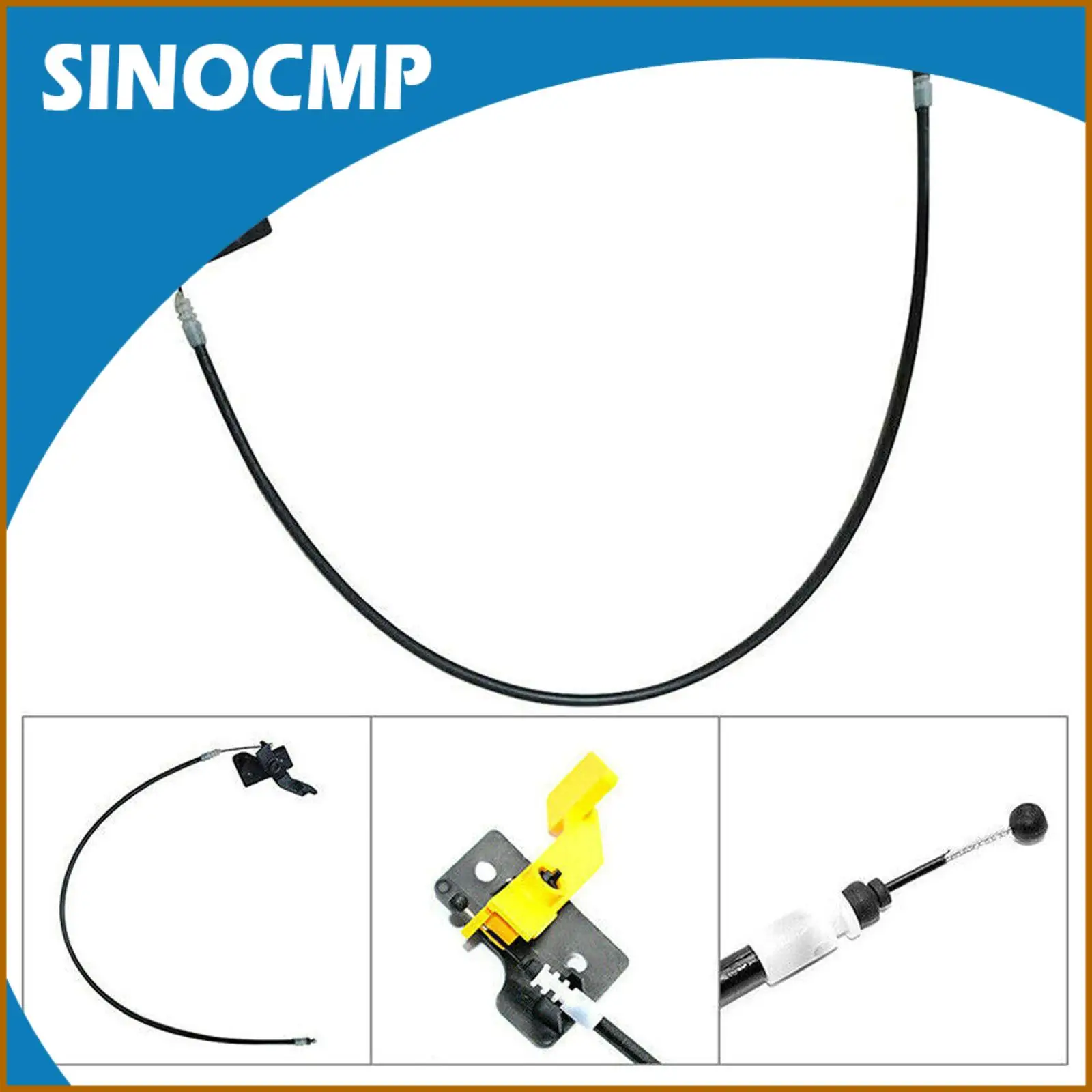 Hood Release Cable Replacement For Jeep Renegade With Part Number 68247126AA For 2015 To 2022 Models Easy Install High Quality