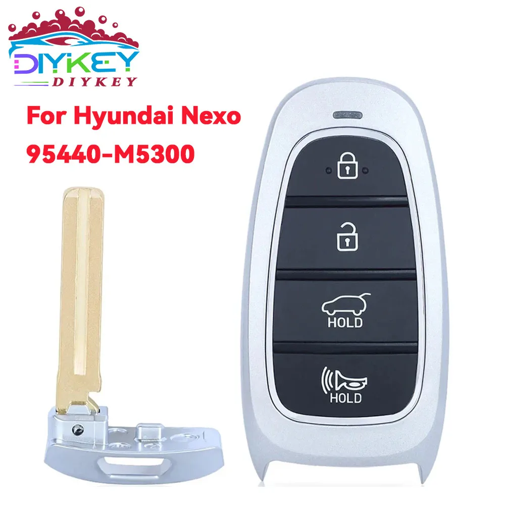 

DIYKEY For Hyundai Nexo 2019 2020 2021 2022 2023 95440-M5300 95440-M5000 433MHz Smart Fob Key Remote FCC ID: TQ8-FOB-4F20